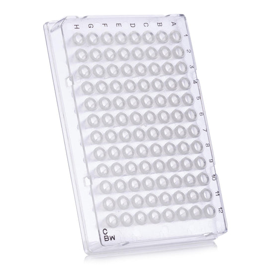 0.1ml PCR Plate- Fully-Skirted Clear 96 wells